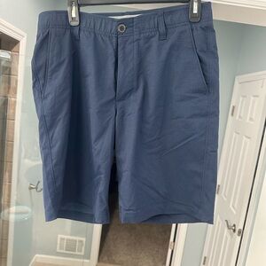 Under Armour Navy Flat Front Golf Shorts